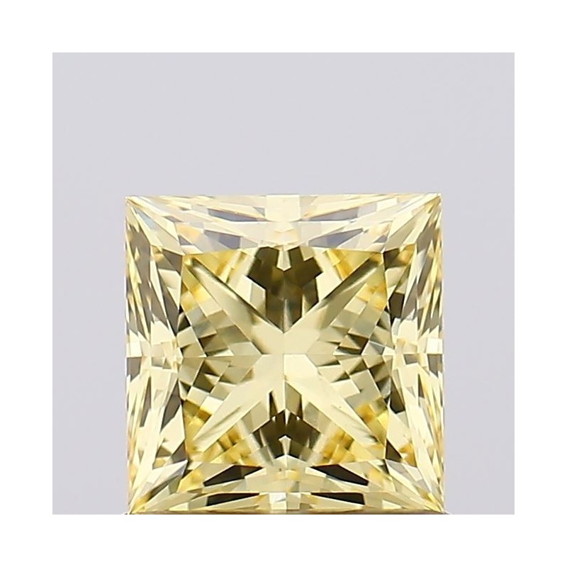 Diament laboratoryjny o barwie fantazyjnej szlif princess, 1.08ct, VVS2, Fancy Intense Yellow, IGI LG677511511 Diament laboratoryjny o barwie fantazyjnej szlif princess, 1.08ct, VVS2, Fancy Intense Yellow, IGI LG677511511