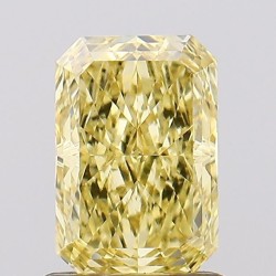 Diament laboratoryjny o barwie fantazyjnej radiant, 1.03ct, VVS2, Fancy Intense Yellow, IGI LG680593309