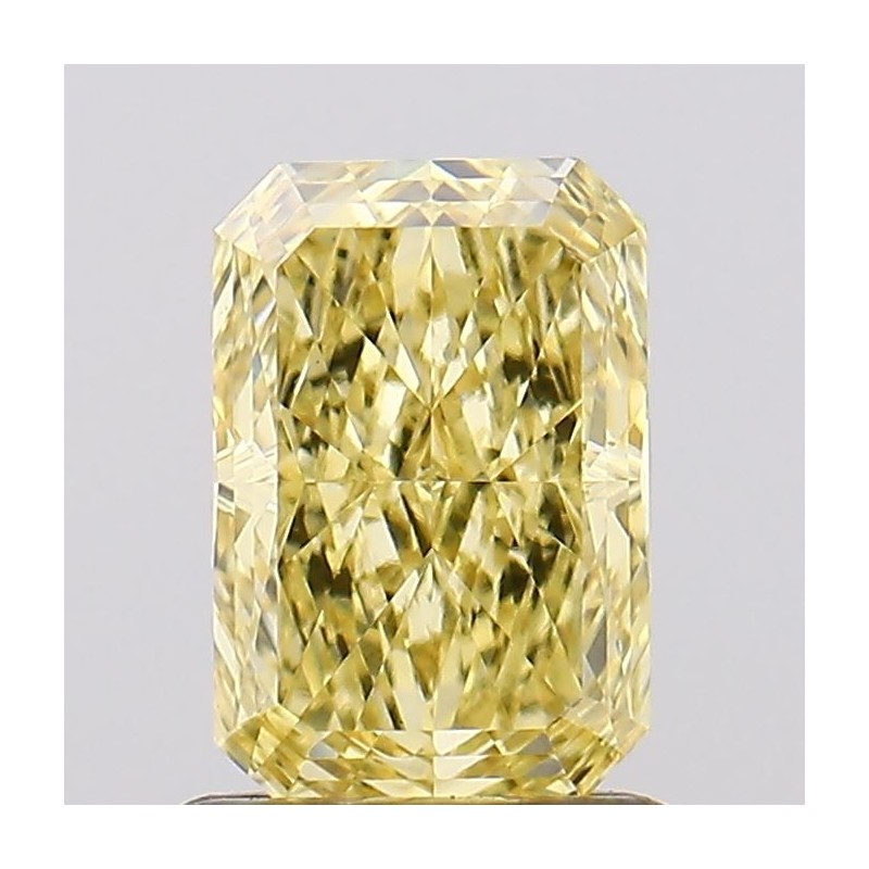 Diament laboratoryjny o barwie fantazyjnej radiant, 1.03ct, VVS2, Fancy Intense Yellow, IGI LG680593309