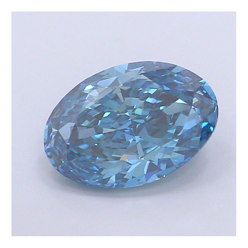 Diament laboratoryjny o barwie fantazyjnej szlif owalny, 3ct, VVS2, Fancy Vivid Blue, IGI LG715554657 Diament laboratoryjny o barwie fantazyjnej szlif owalny, 3ct, VVS2, Fancy Vivid Blue, IGI LG715554657