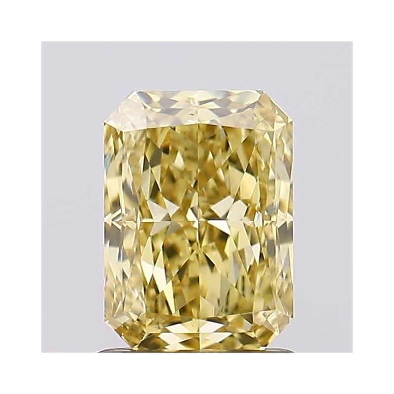 Diament laboratoryjny o barwie fantazyjnej radiant, 1.3ct, VVS2, Fancy Vivid Yellow, IGI LG683521890