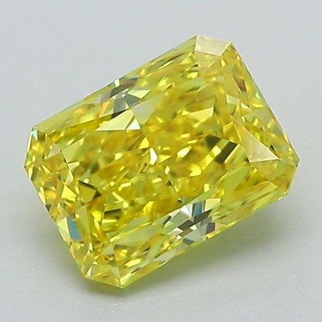 Diament laboratoryjny o barwie fantazyjnej radiant, 1.31ct, VVS2, Fancy Intense Yellow, IGI LG584355600