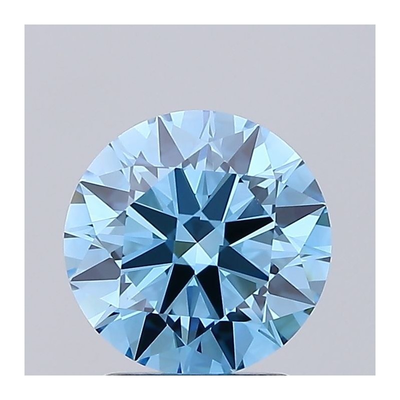 Diament laboratoryjny o barwie fantazyjnej szlif okrągły, 2ct, VVS1, Fancy Vivid Blue, IGI LG691579000