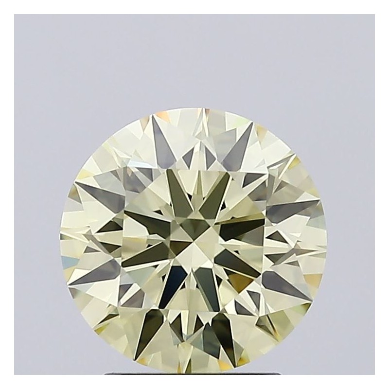 Diament laboratoryjny o barwie fantazyjnej szlif okrągły, 2.06ct, VVS1, Fancy Light Yellow, IGI LG692534148