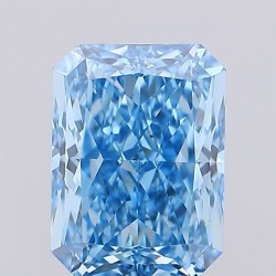 Diament laboratoryjny o barwie fantazyjnej radiant, 2.42ct, VVS2, Fancy Vivid Blue, IGI LG739523861