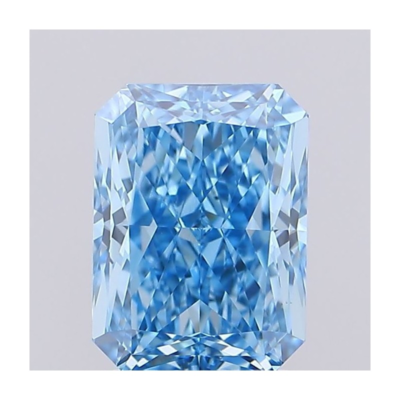 Diament laboratoryjny o barwie fantazyjnej radiant, 2.42ct, VVS2, Fancy Vivid Blue, IGI LG739523861