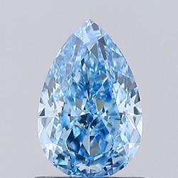 Diament laboratoryjny o barwie fantazyjnej szlif gruszkowy, 1.04ct, VVS2, Fancy Vivid Blue, IGI LG738521218