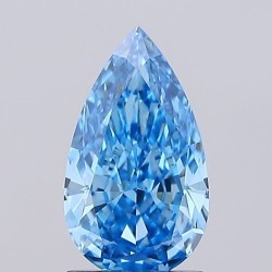 Diament laboratoryjny o barwie fantazyjnej szlif gruszkowy, 1.53ct, VVS2, Fancy Vivid Blue, IGI LG739523848