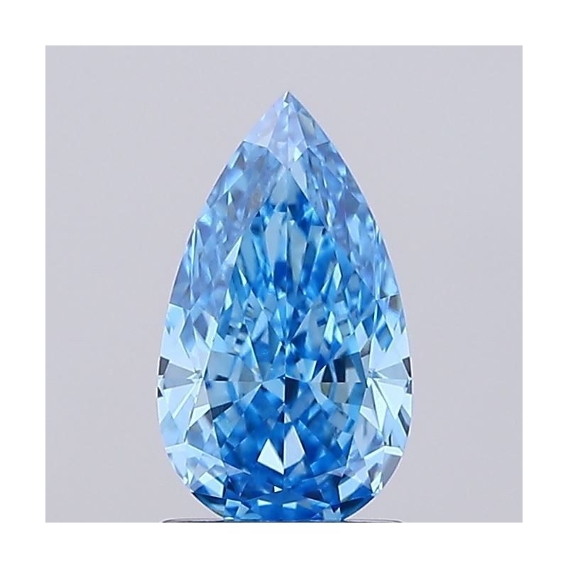 Diament laboratoryjny o barwie fantazyjnej szlif gruszkowy, 1.53ct, VVS2, Fancy Vivid Blue, IGI LG739523848 Diament laboratoryjny o barwie fantazyjnej szlif gruszkowy, 1.53ct, VVS2, Fancy Vivid Blue, IGI LG739523848