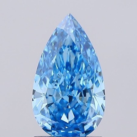 Diament laboratoryjny o barwie fantazyjnej szlif gruszkowy, 1.53ct, VVS2, Fancy Vivid Blue, IGI LG739523848