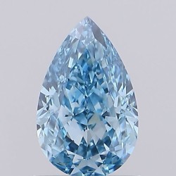 Diament laboratoryjny o barwie fantazyjnej szlif gruszkowy, 1.06ct, VVS2, Fancy Vivid Blue, IGI LG738521219
