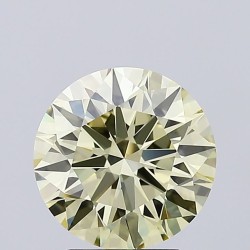 Diament laboratoryjny o barwie fantazyjnej szlif okrągły, 2.53ct, VVS1, Fancy Yellow, IGI LG692583500