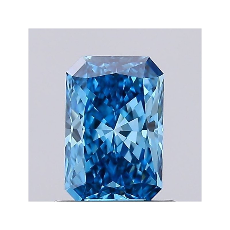 Diament laboratoryjny o barwie fantazyjnej radiant, 0.74ct, VVS2, Fancy Vivid Blue, IGI LG692583265
