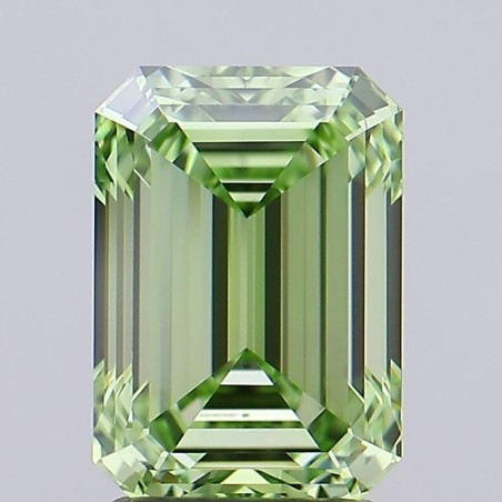 Diament laboratoryjny o barwie fantazyjnej szlif szmaragdowy, 2.05ct, VVS1, Fancy Vivid Green, IGI LG692583510