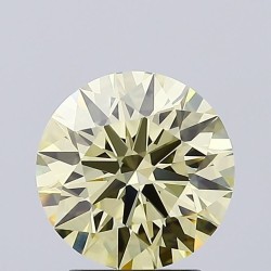 Diament laboratoryjny o barwie fantazyjnej szlif okrągły, 2.03ct, VVS1, Fancy Intense Yellow, IGI LG692583512