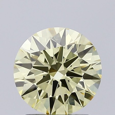 Diament laboratoryjny o barwie fantazyjnej szlif okrągły, 1.57ct, VVS1, Fancy Yellow, IGI LG692583508