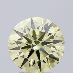 Diament laboratoryjny o barwie fantazyjnej szlif okrągły, 2.05ct, VVS2, Fancy Yellow, IGI LG692583502