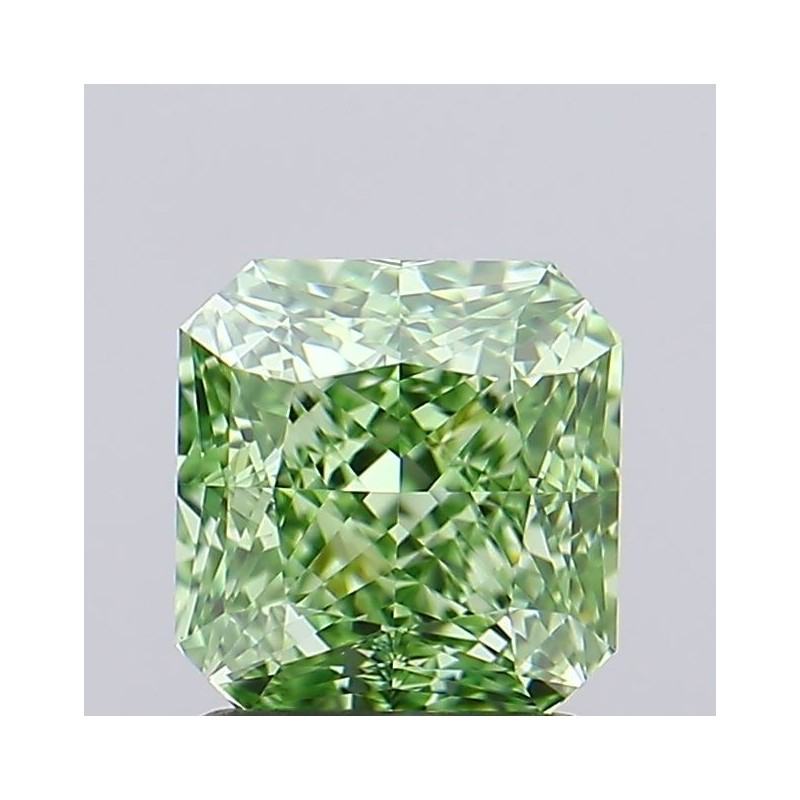 Diament laboratoryjny o barwie fantazyjnej szlif radiant kawadratowy, 1.51ct, VVS1, Fancy Vivid Green, IGI LG693539952 Diament laboratoryjny o barwie fantazyjnej szlif radiant kawadratowy, 1.51ct, VVS1, Fancy Vivid Green, IGI LG693539952