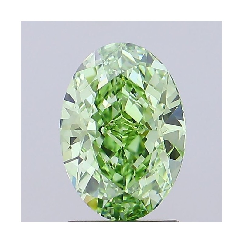 Diament laboratoryjny o barwie fantazyjnej szlif owalny, 2.07ct, VVS1, Fancy Vivid Green, IGI LG692598430 Diament laboratoryjny o barwie fantazyjnej szlif owalny, 2.07ct, VVS1, Fancy Vivid Green, IGI LG692598430