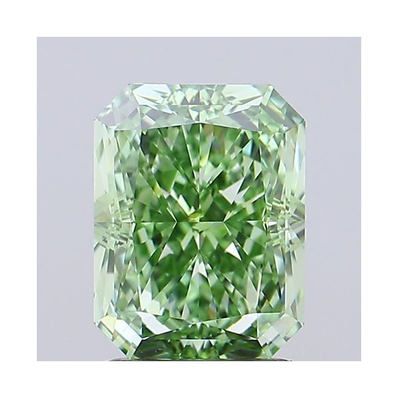 Diament laboratoryjny o barwie fantazyjnej radiant, 2.01ct, VVS1, Fancy Vivid Green, IGI LG692598440 Diament laboratoryjny o barwie fantazyjnej radiant, 2.01ct, VVS1, Fancy Vivid Green, IGI LG692598440