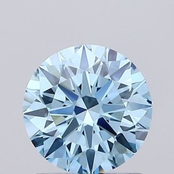 Diament laboratoryjny o barwie fantazyjnej szlif okrągły, 1.02ct, VVS2, Fancy Vivid Blue, IGI LG692597804