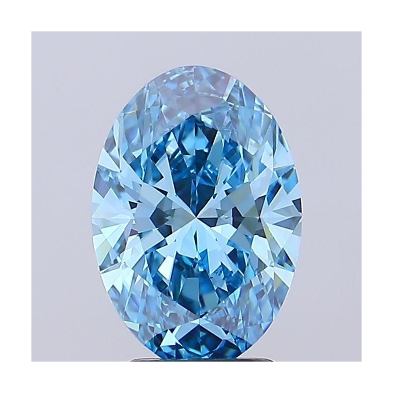 Diament laboratoryjny o barwie fantazyjnej szlif owalny, 3ct, VVS1, Fancy Vivid Blue, IGI LG692598441 Diament laboratoryjny o barwie fantazyjnej szlif owalny, 3ct, VVS1, Fancy Vivid Blue, IGI LG692598441