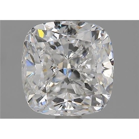 Diament szlif poduszkowy brylantowy, 2ct, SI1, F, GIA 2151626477