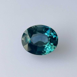 Szafir szlif owalny, 6.57 ct, TEAL, GIA 2528594744