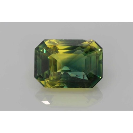 Szafir szlif szmaragdowy, 5.08 ct, BI_COLOR, GIA 6495572127