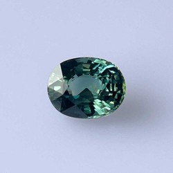 Szafir szlif owalny, 2.53 ct, TEAL, GIA 7513944952
