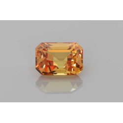 Szafir szlif szmaragdowy, 2.06 ct, ORANGE, GIA 5513678239