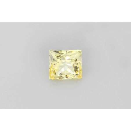 Szafir szlif princess, 3.97 ct, YELLOW, GIA 6331765285