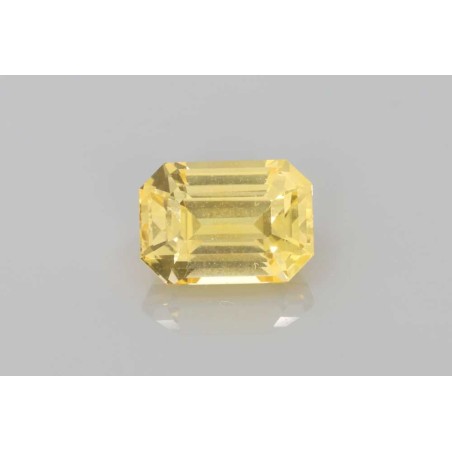 Szafir szlif szmaragdowy, 2.54 ct, YELLOW, GIA 1529090300