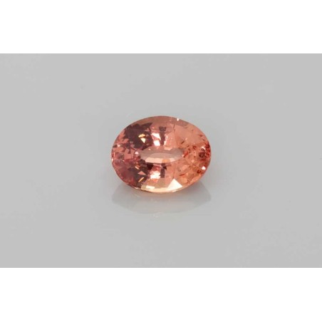 Szafir szlif owalny, 1.05 ct, ORANGE, GIA 6521090703