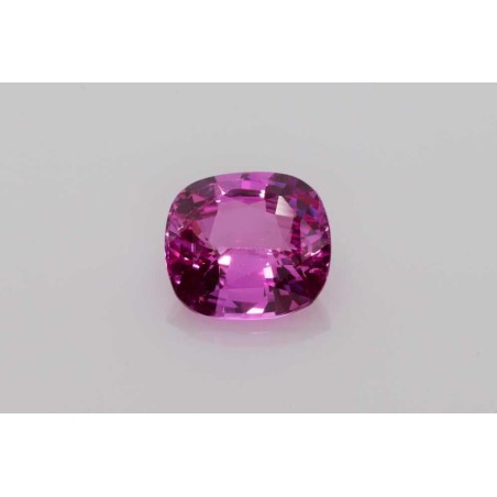 Szafir szlif poduszkowy, 2.74 ct, PINK, GIA 5231530821