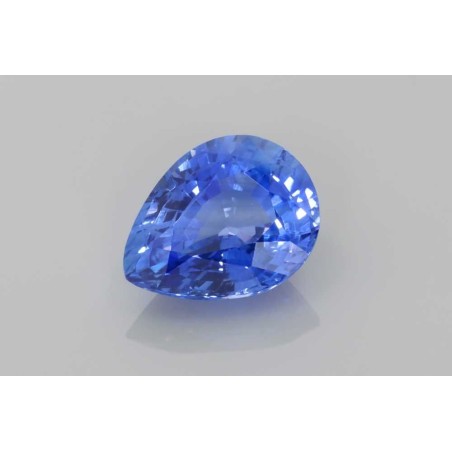 Szafir szlif gruszkowy, 3.06 ct, BLUE, GIA 2527146438
