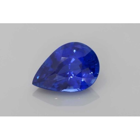Szafir szlif gruszkowy, 4.14 ct, BLUE, GIA 6522157069