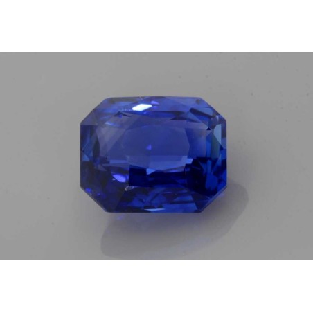 Szafir szlif szmaragdowy, 5.97 ct, BLUE, GIA 6402153346