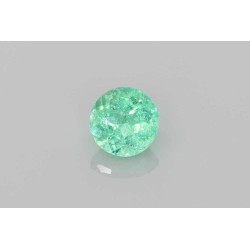 Turmalin szlif okrągły, 0.69 ct, GREEN, GIA 3525594035