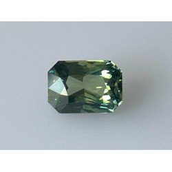 Szafir szlif szmaragdowy, 2.9 ct, GREEN, GIA 1533465899