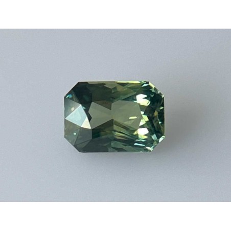 Szafir szlif szmaragdowy, 2.9 ct, GREEN, GIA 1533465899