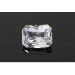Szafir szlif szmaragdowy, 2.38 ct, WHITE, GIA 7536465351