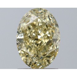 Diament o barwie fantazyjnej szlif owalny, 1.5ct, VS2, Fancy Brownish Yellow, GIA 6485254430