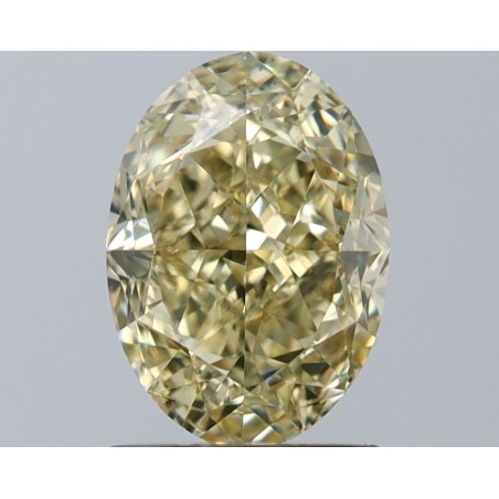 Diament o barwie fantazyjnej szlif owalny, 1.5ct, VS2, Fancy Brownish Yellow, GIA 6485254430