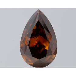 Diament o barwie fantazyjnej szlif gruszkowy, 1.92ct, VS2, Fancy Dark Brown, GIA 6521639078