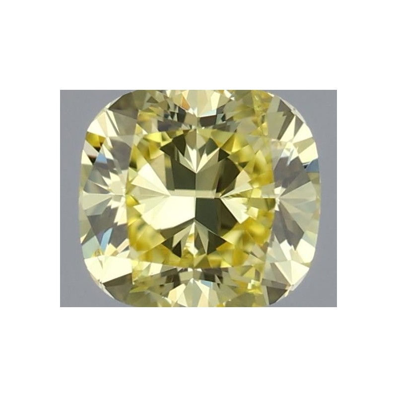 Diament o barwie fantazyjnej szlif poduszkowy brylantowy, 0.41ct, SI2, Fancy Intense Yellow, GIA 6251442064 Diament o barwie fantazyjnej szlif poduszkowy brylantowy, 0.41ct, SI2, Fancy Intense Yellow, GIA 6251442064