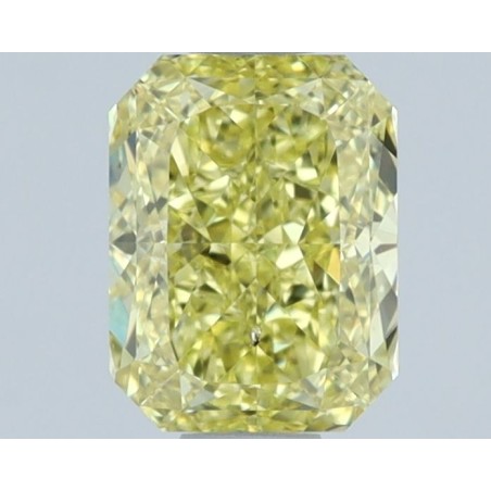 Diament o barwie fantazyjnej radiant, 1ct, SI1, Fancy Vivid Yellow, GIA 6525393052