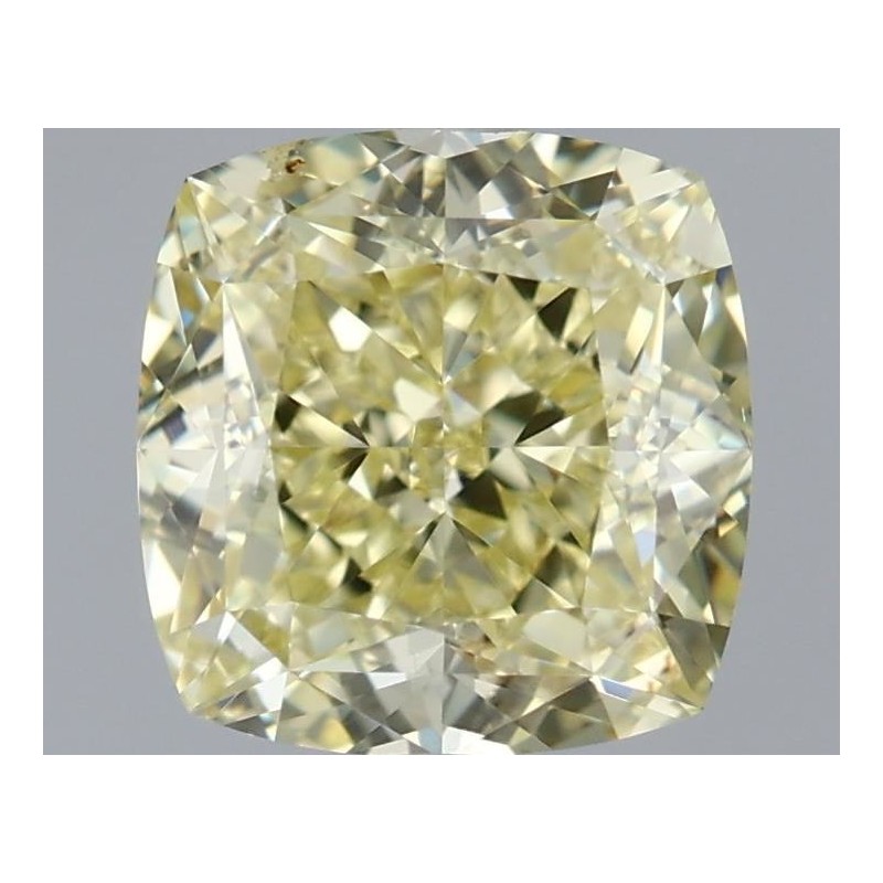 Diament o barwie fantazyjnej szlif poduszkowy brylantowy, 1.51ct, VS1, Fancy Light Yellow, GIA 7463097234 Diament o barwie fantazyjnej szlif poduszkowy brylantowy, 1.51ct, VS1, Fancy Light Yellow, GIA 7463097234