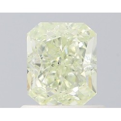 Diament o barwie fantazyjnej radiant, 0.76ct, VS2, Fancy Light Yellow Green, GIA 1528065579