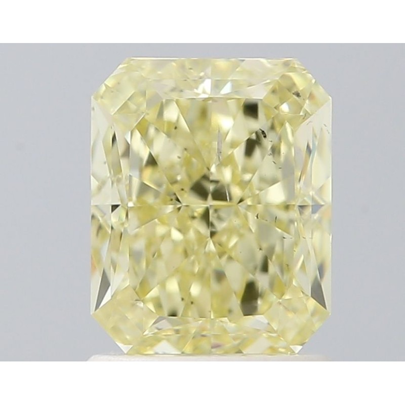 Diament o barwie fantazyjnej radiant, 1.5ct, SI2, Fancy Light Brownish Greenish Yellow, GIA 2526431625